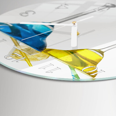 Horloge ronde Cocktail