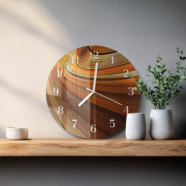 Horloge ronde Abstraction