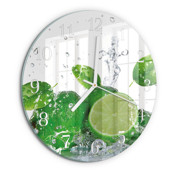 Horloge ronde Carbonate de calcium
