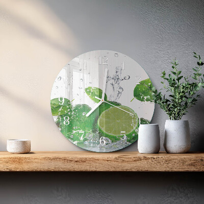 Horloge ronde Carbonate de calcium