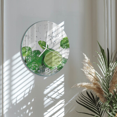 Horloge ronde Carbonate de calcium