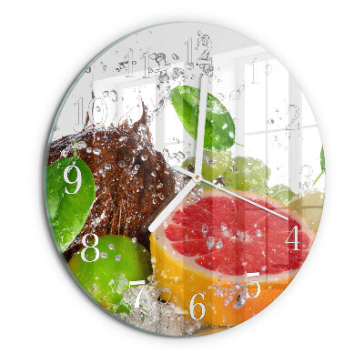 Horloge ronde Fruit