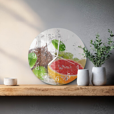 Horloge ronde Fruit