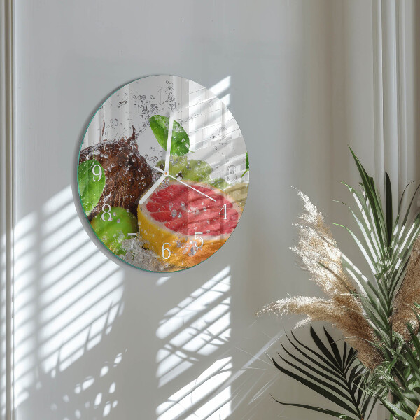 Horloge ronde Fruit