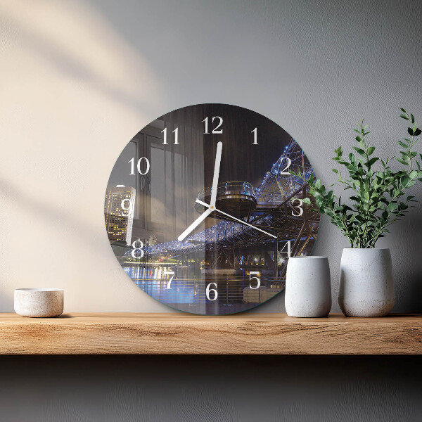 Horloge ronde Nuit