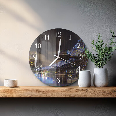 Horloge ronde Nuit