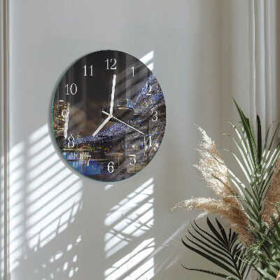 Horloge ronde Nuit