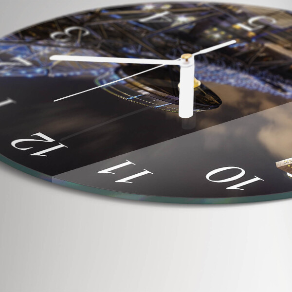 Horloge ronde Nuit