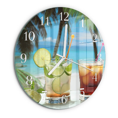 Horloge ronde Cocktail