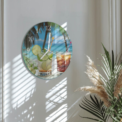 Horloge ronde Cocktail