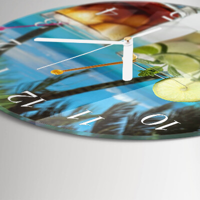 Horloge ronde Cocktail