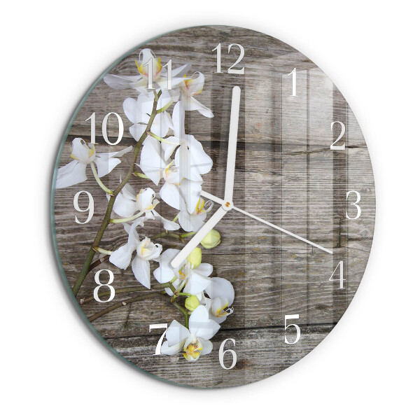 Horloge ronde planches