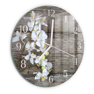 Horloge ronde planches