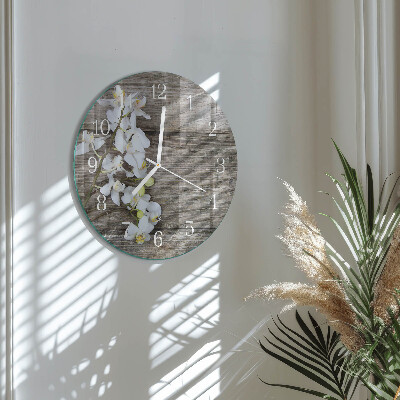 Horloge ronde planches