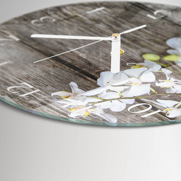 Horloge ronde planches