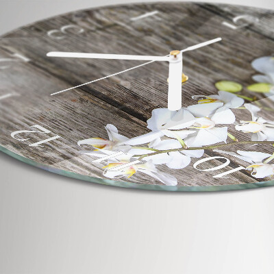 Horloge ronde planches