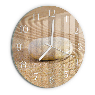 Horloge ronde Sable de pierre