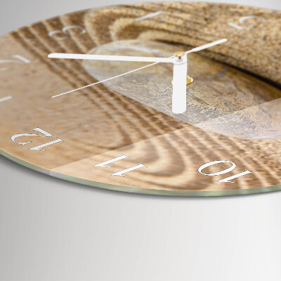 Horloge ronde Sable de pierre