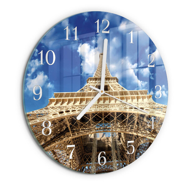 Horloge ronde Tour Eiffel