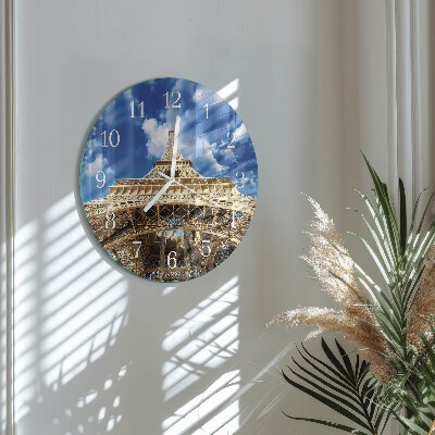 Horloge ronde Tour Eiffel