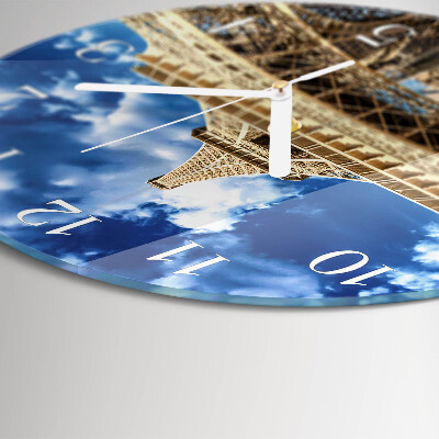 Horloge ronde Tour Eiffel