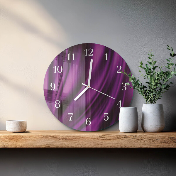 Horloge ronde Abstraction