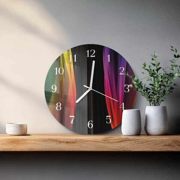 Horloge ronde Abstraction