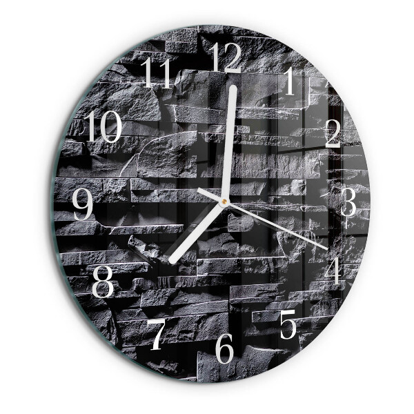 Horloge ronde Pierres