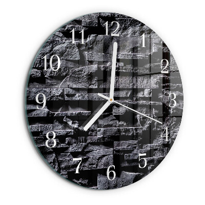 Horloge ronde Pierres
