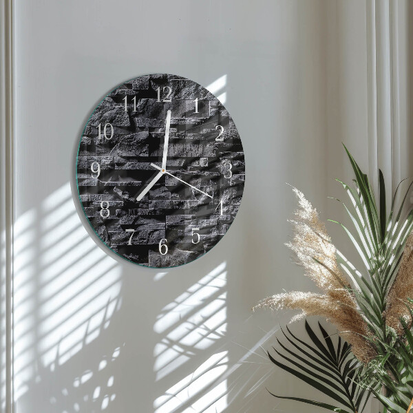 Horloge ronde Pierres