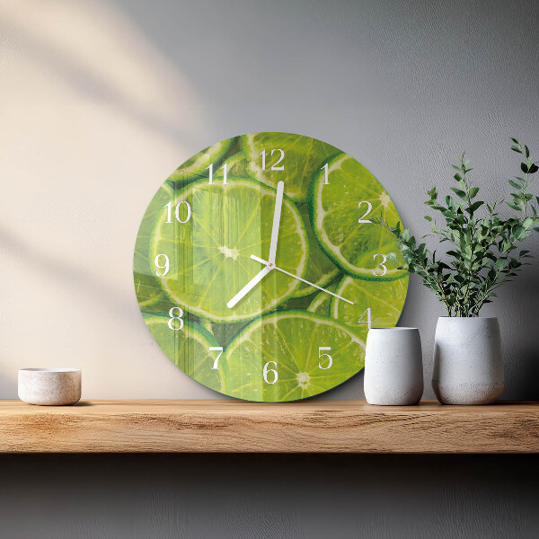 Horloge ronde Carbonate de calcium