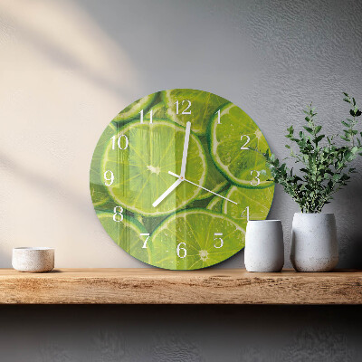 Horloge ronde Carbonate de calcium