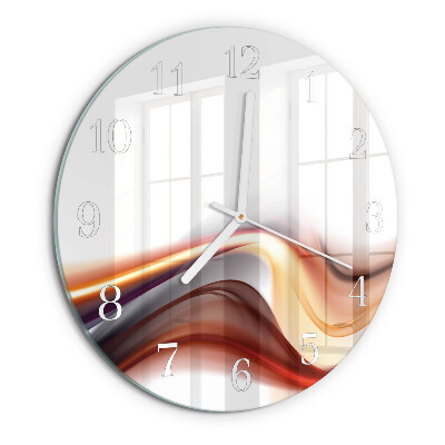 Horloge ronde Abstraction