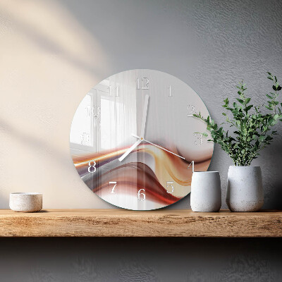 Horloge ronde Abstraction