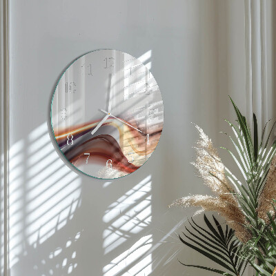 Horloge ronde Abstraction