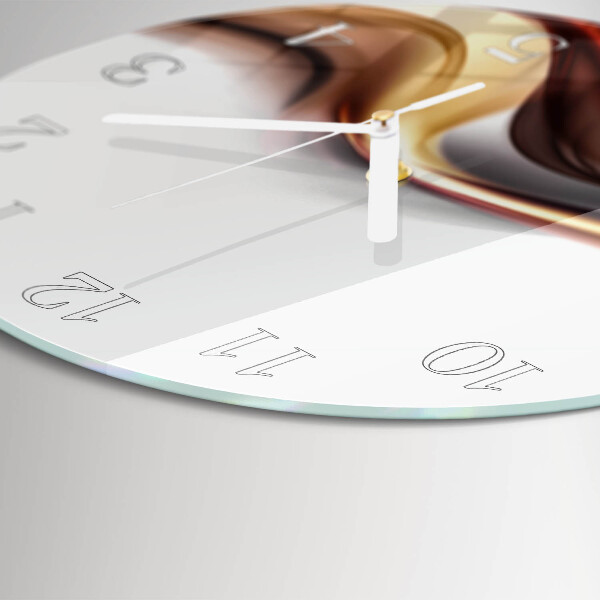 Horloge ronde Abstraction