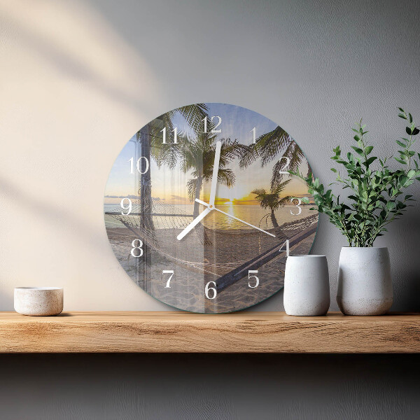 Horloge ronde Hamac