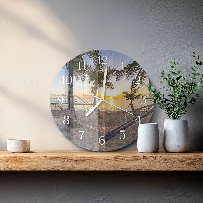 Horloge ronde Hamac