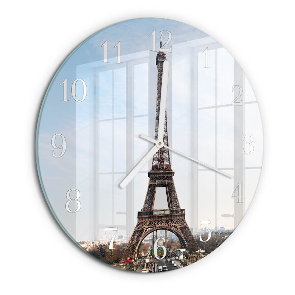 Horloge ronde Tour Eiffel