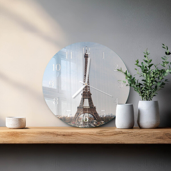 Horloge ronde Tour Eiffel