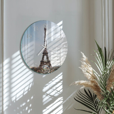 Horloge ronde Tour Eiffel