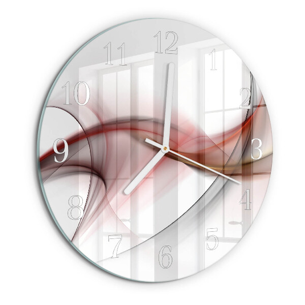 Horloge ronde Abstraction