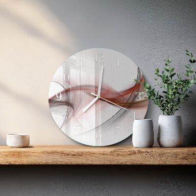 Horloge ronde Abstraction