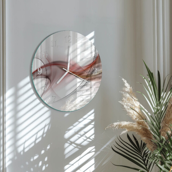 Horloge ronde Abstraction