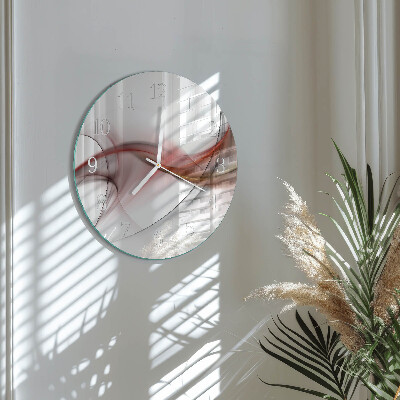 Horloge ronde Abstraction