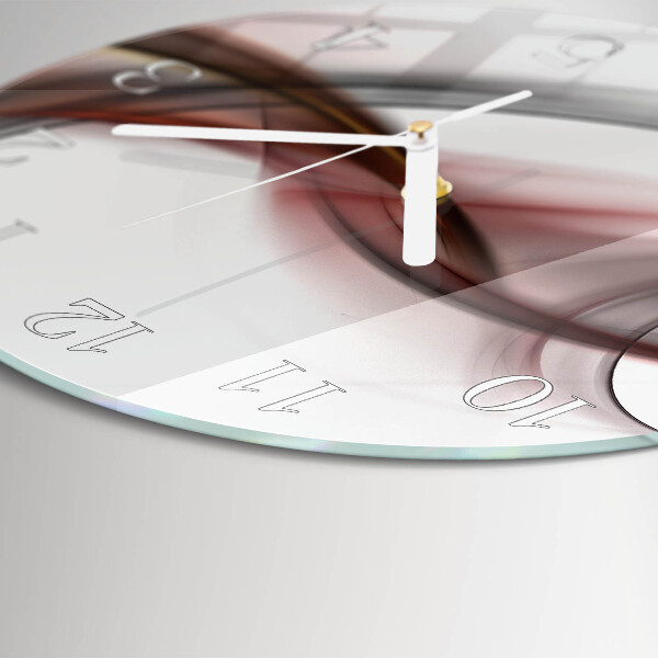 Horloge ronde Abstraction