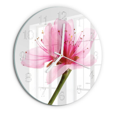 Horloge ronde Fleur