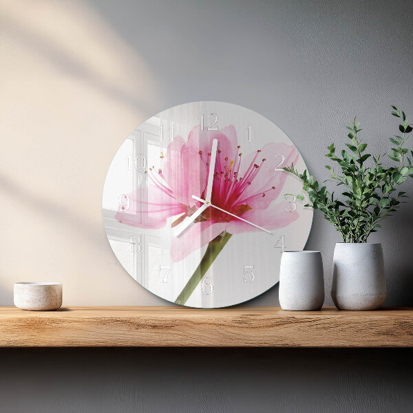 Horloge ronde Fleur
