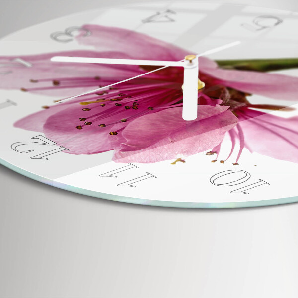 Horloge ronde Fleur