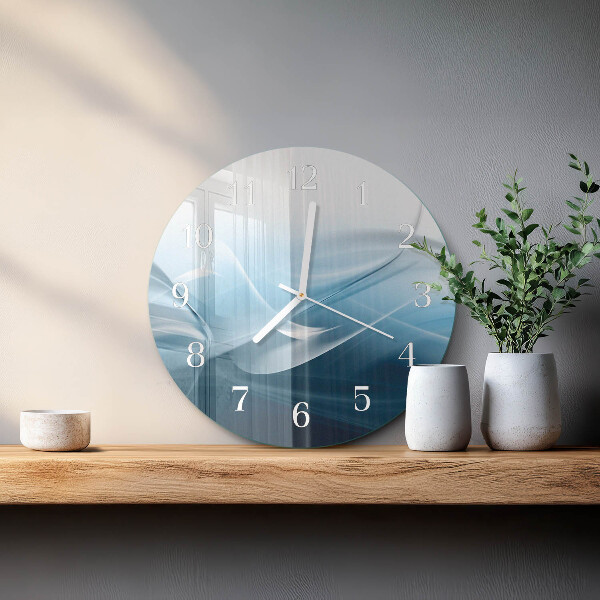 Horloge ronde Abstraction